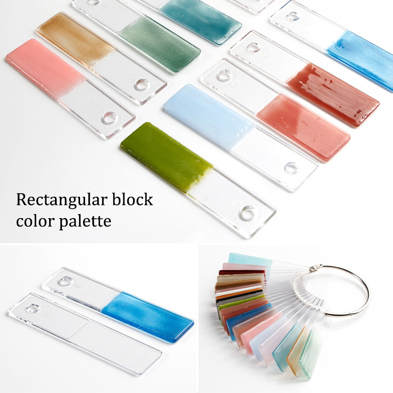 Furniture Hardware Nails - Rectangle Fake Nail Art Display Swatch
