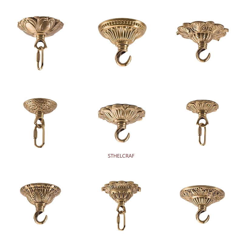 Furniture Hardware Tools - 1PC High-end Brass Hook Home Improvement