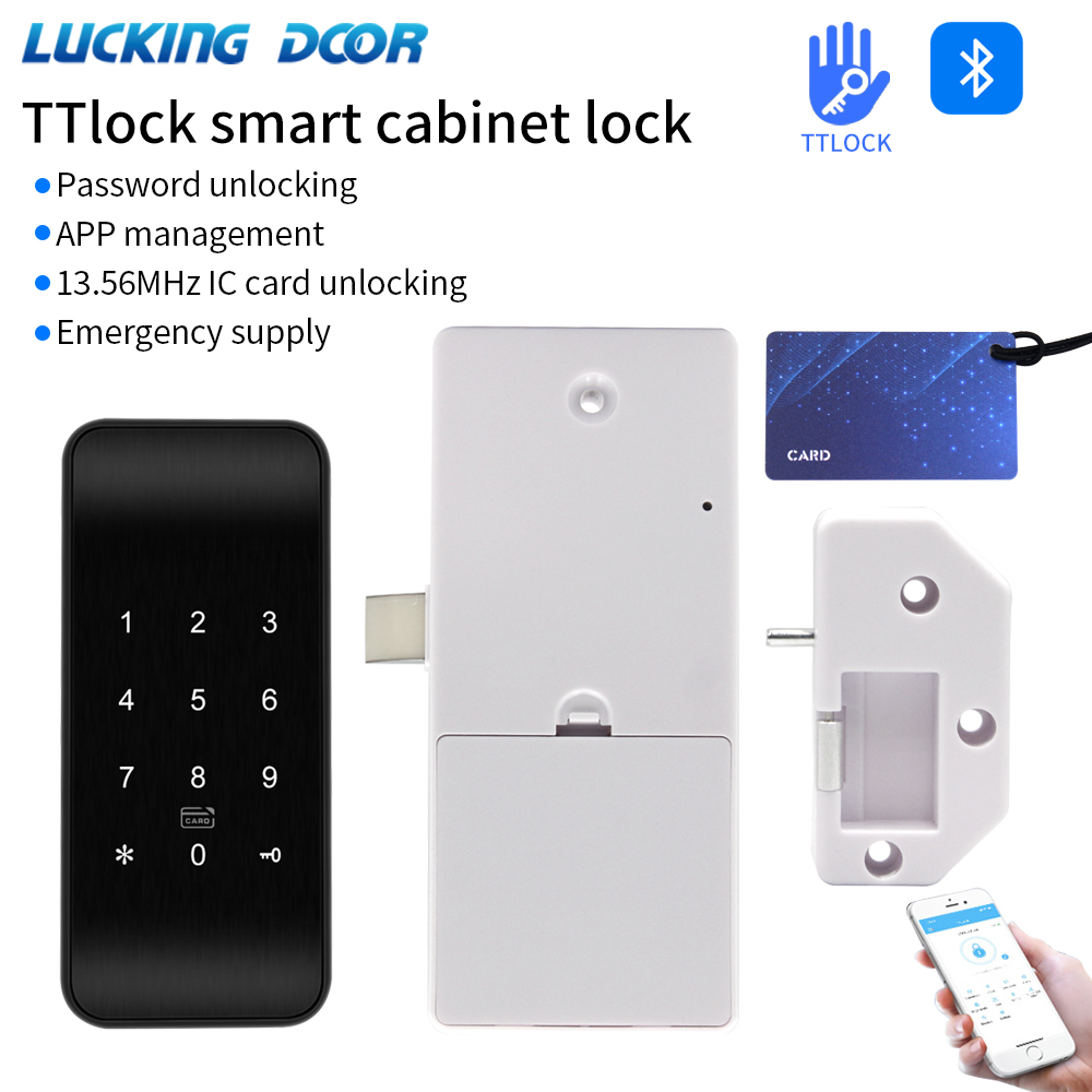Furniture Hardware Tools - TTLOCK 13.56Mhz Fingerprint Drawer Lock Furniture