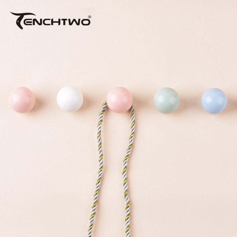 Round Ceramic Hook Clothes Han - огляд і ціна Furniture Hardware Tools