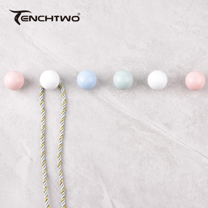 Round Ceramic Hook Clothes Han - огляд і ціна Furniture Hardware Tools