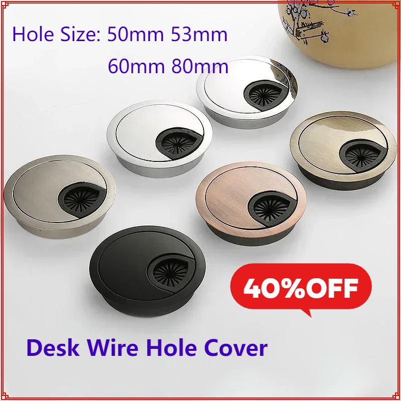 Zinc Alloy Desk Wire Hole Cove - огляд і ціна Furniture Hardware Outlet
