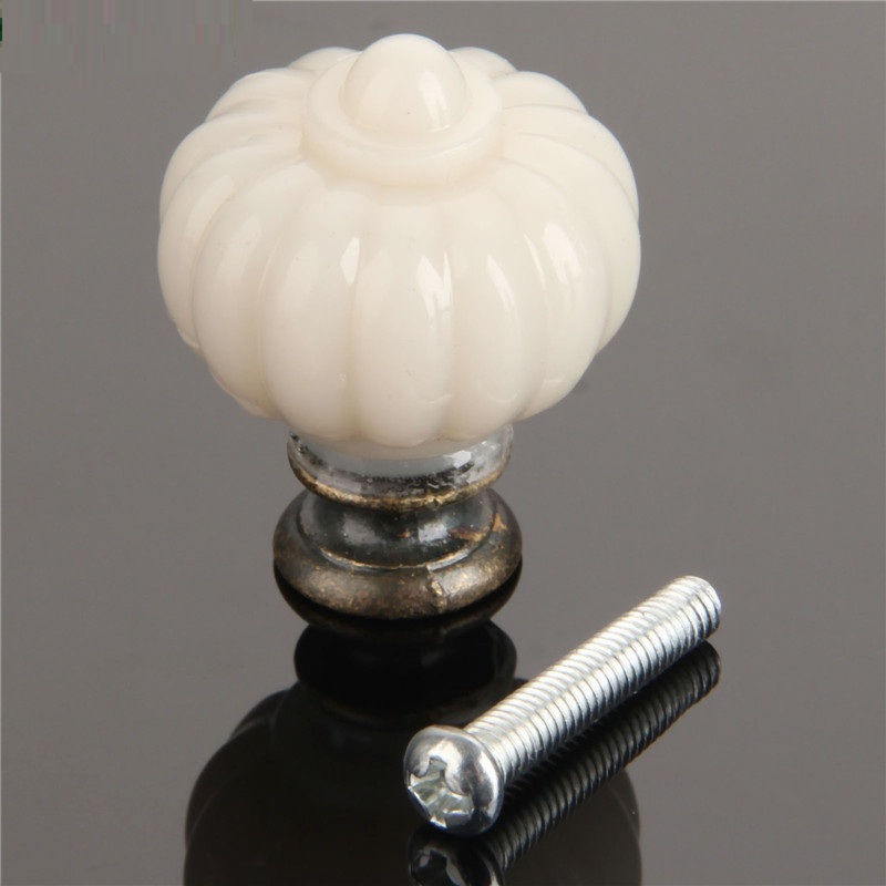 1Pc Acrylic Ivory White Pumpki - огляд і ціна Furniture Hardware Nut