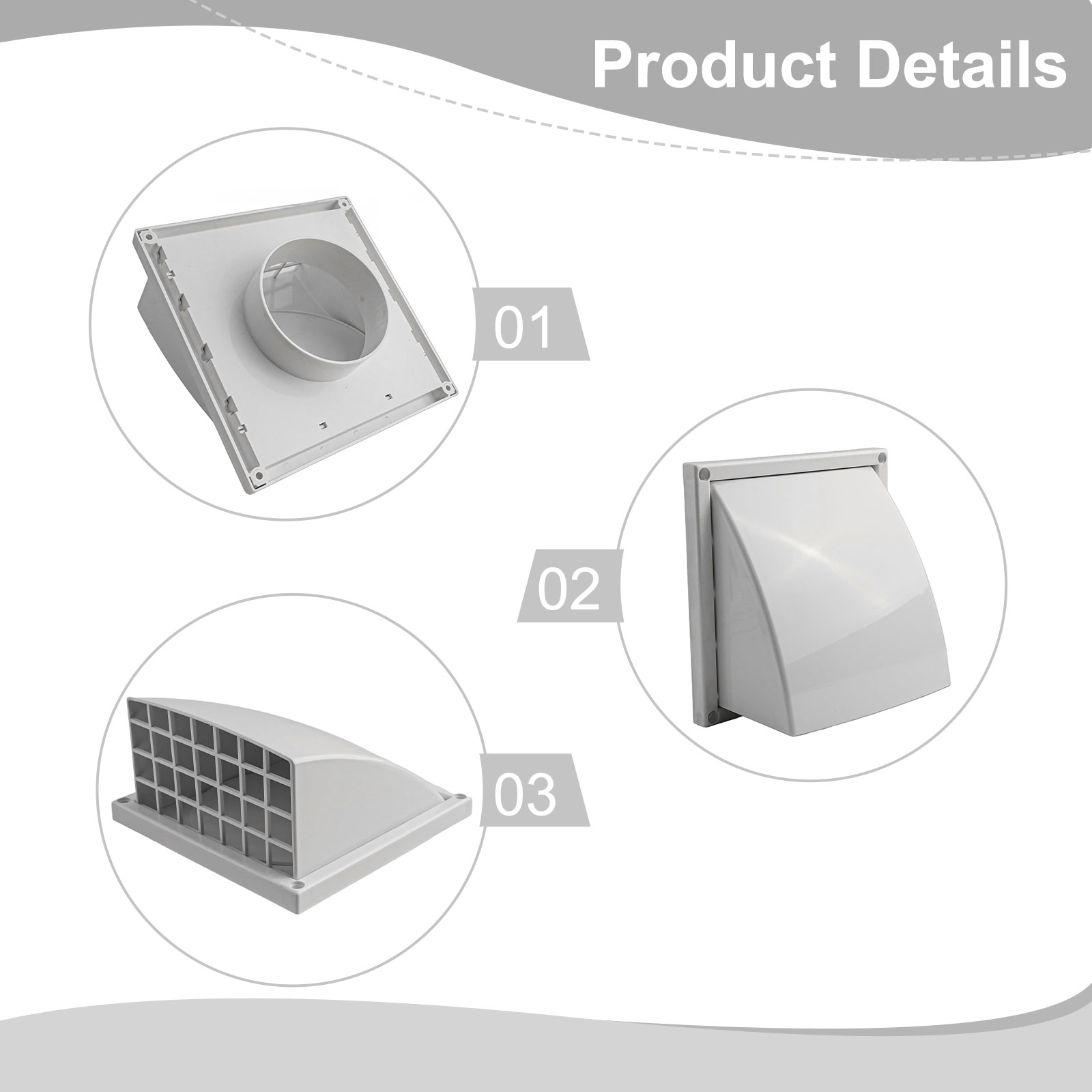 100MM,125MM,150MM Exterior Wal - огляд і ціна Furniture Hardware Outlet