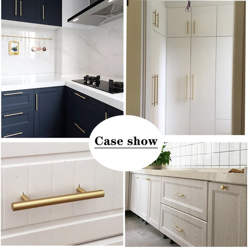 Modern Gold Brushed Straight C - огляд і ціна Furniture Hardware Restoration