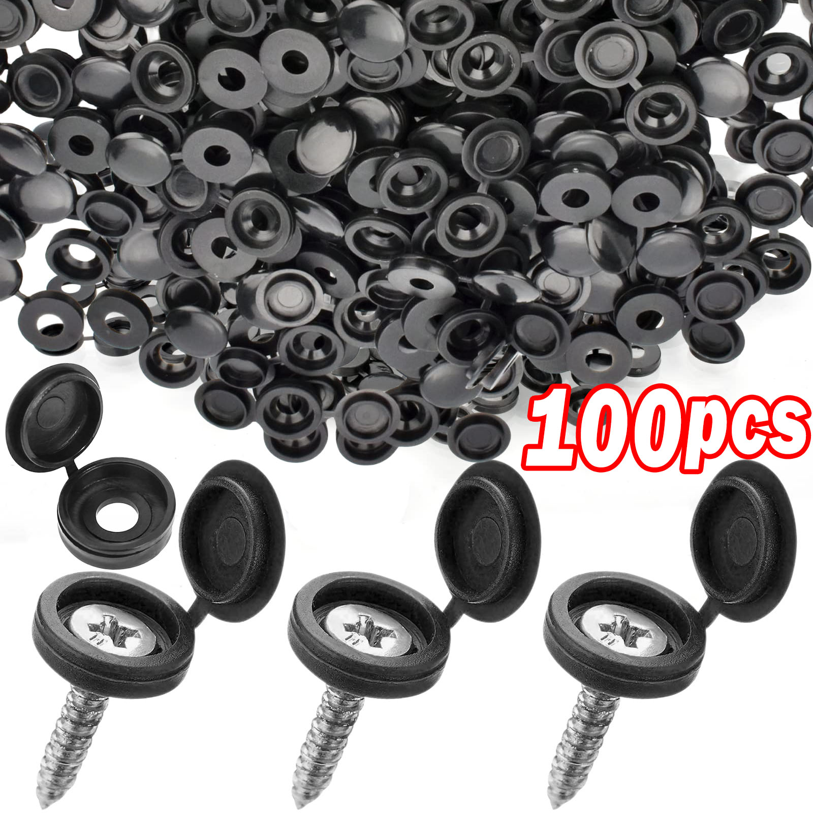 5/100PCS Hinged Plastic Screw  - огляд і ціна Furniture Hardware Nut
