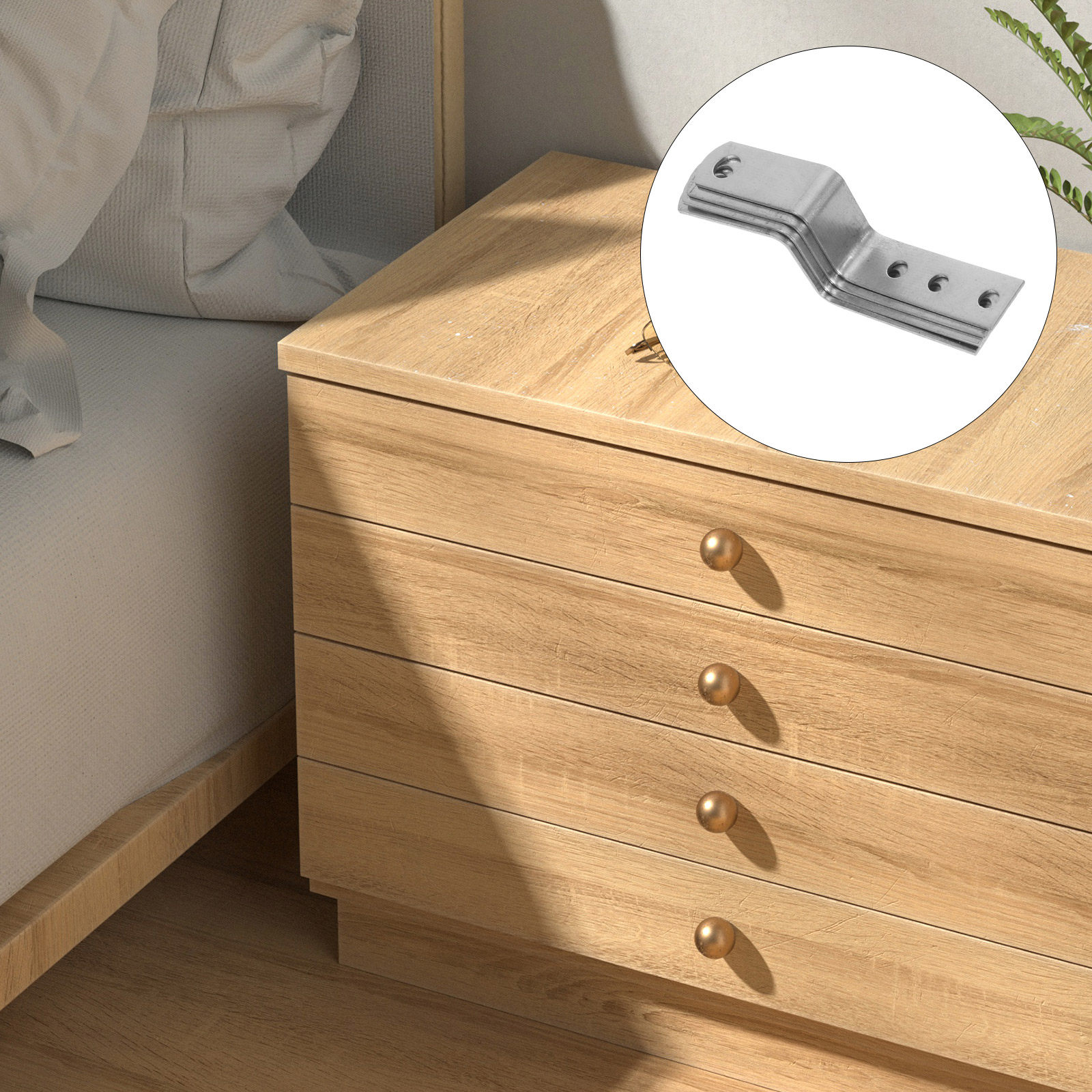 4Pcs Z Shaped Drawer Lock Head - огляд і ціна Furniture Hardware Photos