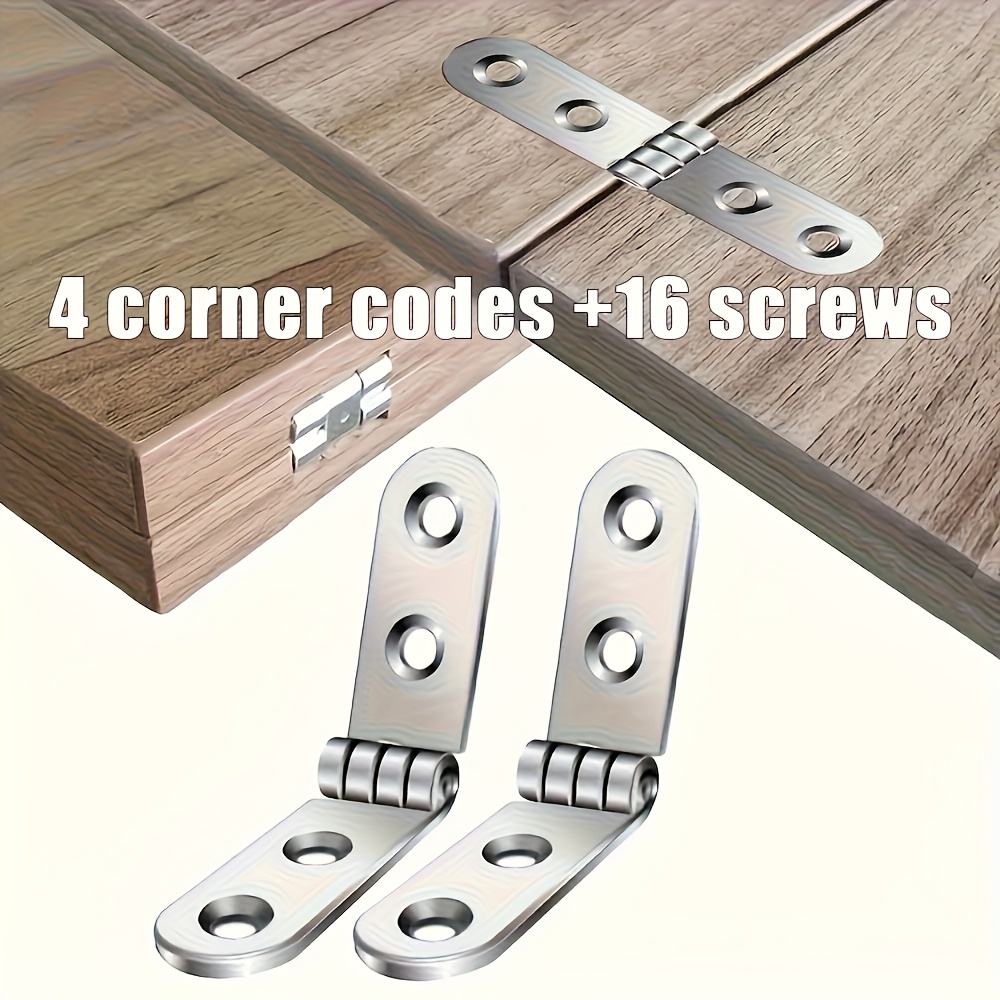 4pcs Foldable Flap Hinges Phot - огляд і ціна Furniture Hardware Photos