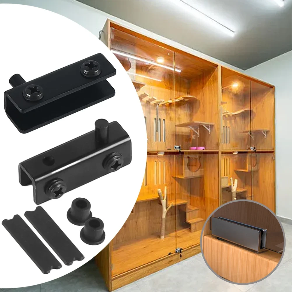 2Pcs Glass Pivot Hinge Rotatio - огляд і ціна Furniture Rotating Hardware