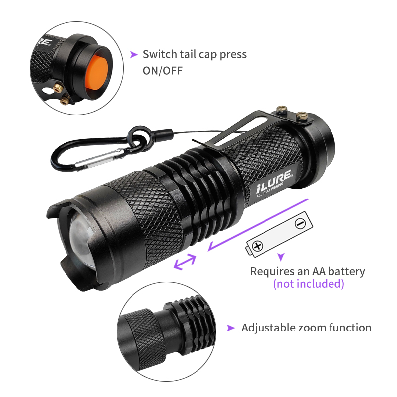 Mini UV Flashlight 395nm Ultra - огляд і ціна Furniture Hardware Jig