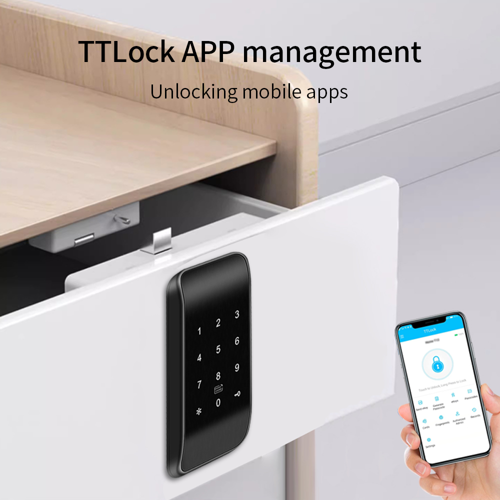 TTLOCK 13.56Mhz Fingerprint Dr - огляд і ціна Furniture Hardware Tools