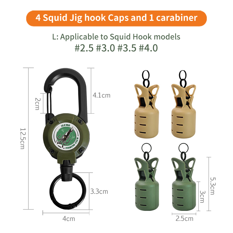 4pcs Telescopic Squid Jig Bait - огляд і ціна Furniture Hardware Jig