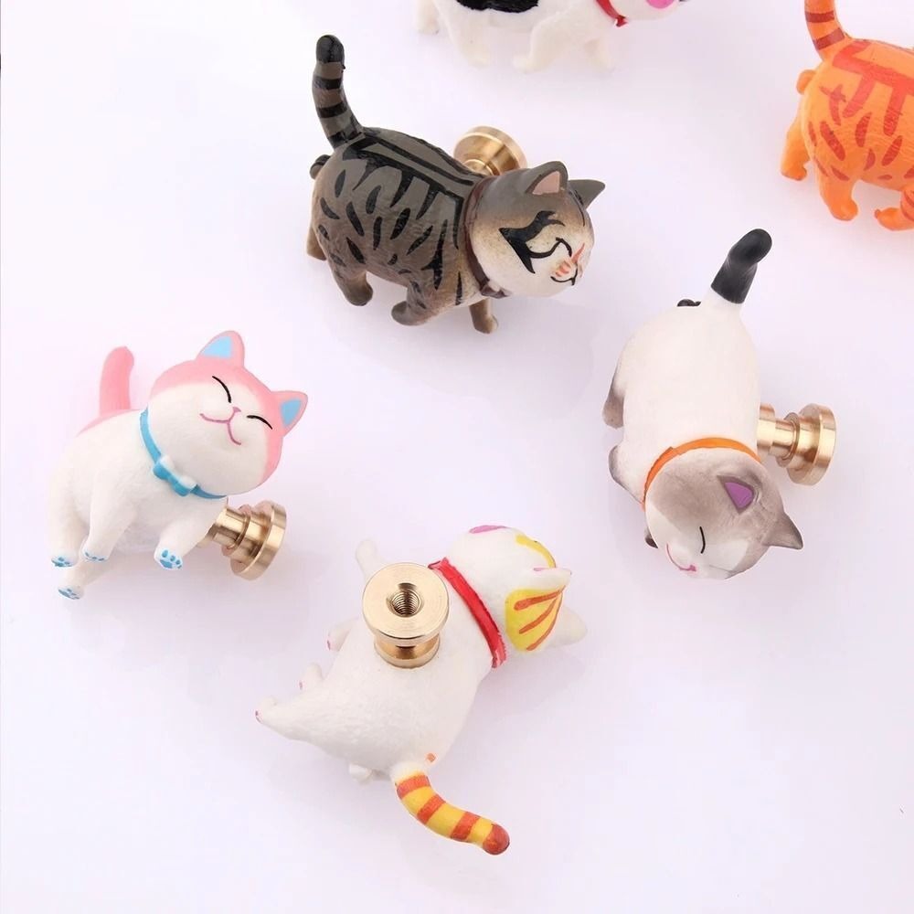 New Resin Cartoon Cat Shape Dr - огляд і ціна Furniture Hardware Nut