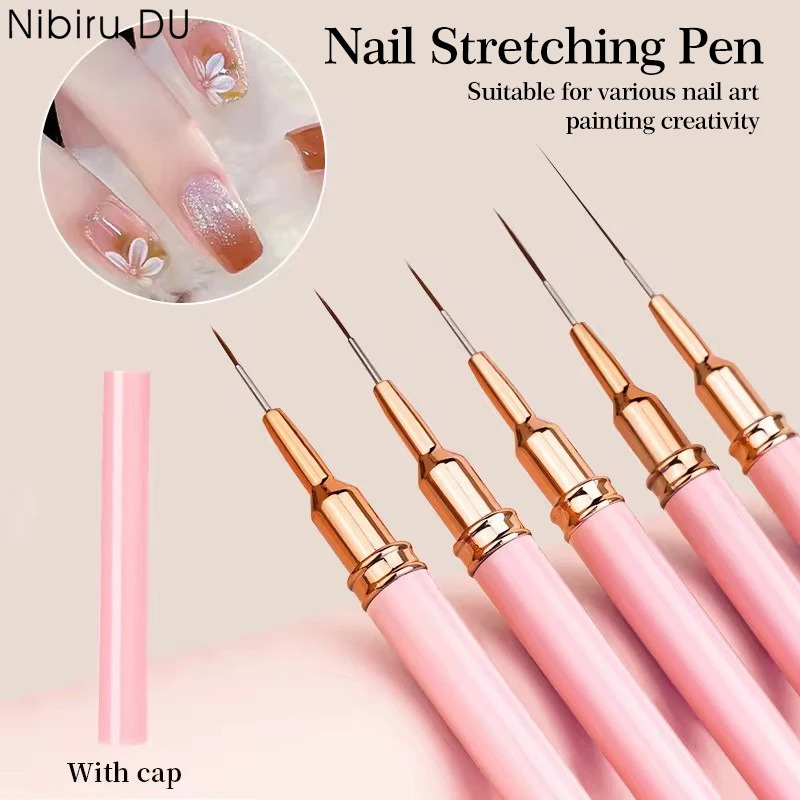 5PCS Nail Art Liner Brush Set  - огляд і ціна Furniture Hardware Nails