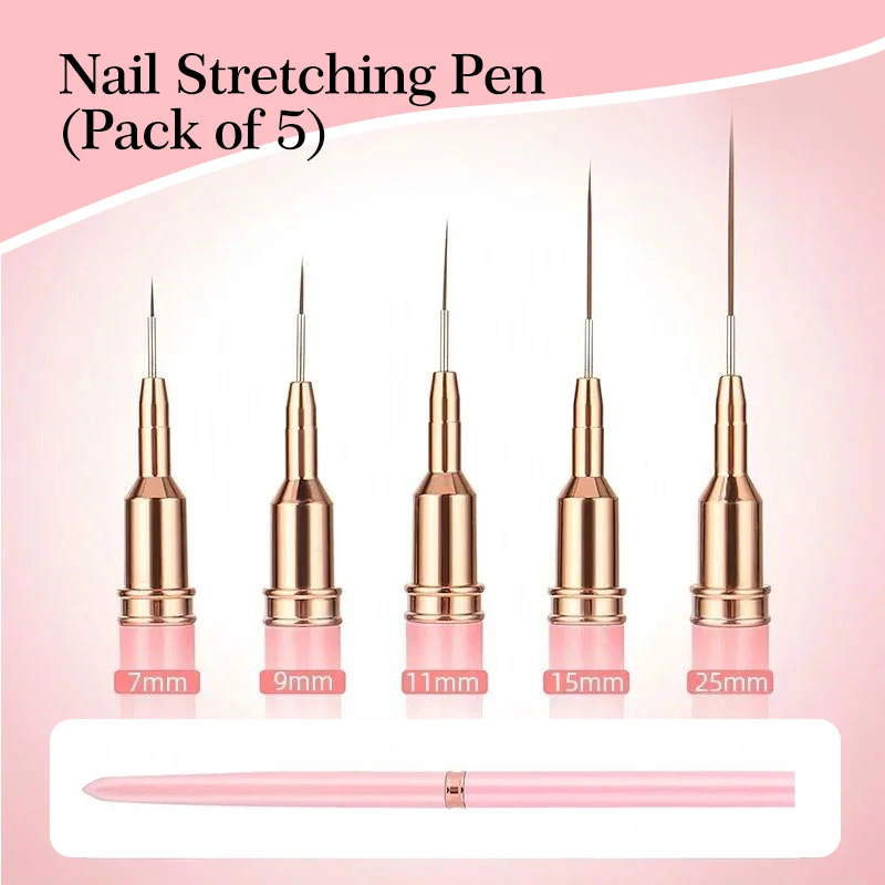 5PCS Nail Art Liner Brush Set  - огляд і ціна Furniture Hardware Nails